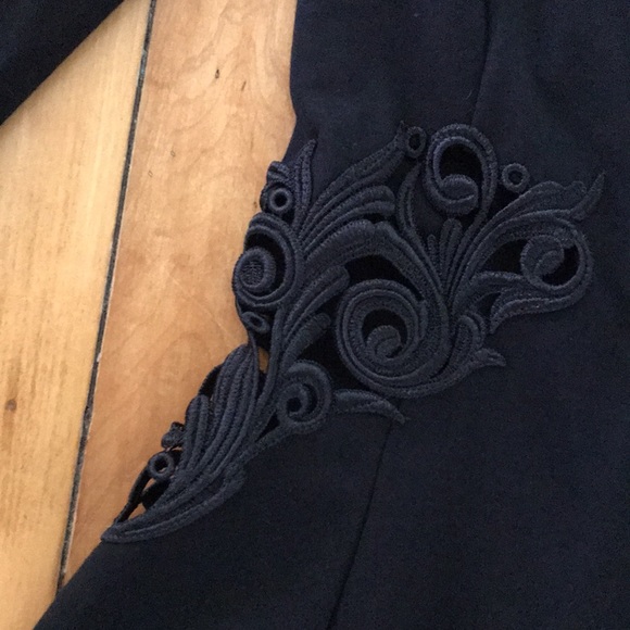 Sexy French Connection Dress with heavy lace cut outs - Picture 2 of 4